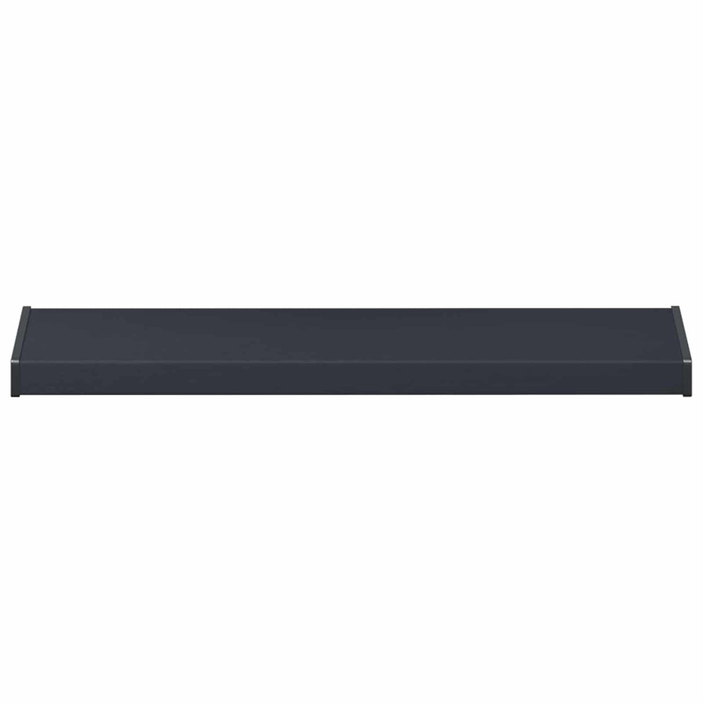 Vindueskarm Anthracit med træstruktur 100 x 25 x 4,5 cm PVC