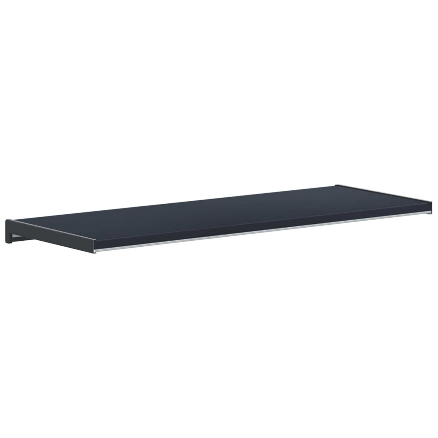 Vindueskarm Anthracit med træstruktur 80 x 30 x 4,5 cm PVC