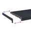 Vindueskarm Anthracit med træstruktur 160 x 30 x 4,5 cm PVC