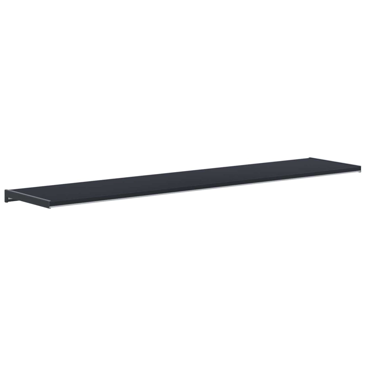 Vindueskarm Anthracit med træstruktur 160 x 35 x 4,5 cm PVC