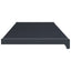 Vindueskarm Anthracit med træstruktur 160 x 35 x 4,5 cm PVC
