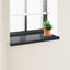 Vindueskarm Anthracit med træstruktur 60 x 40 x 4,5 cm PVC