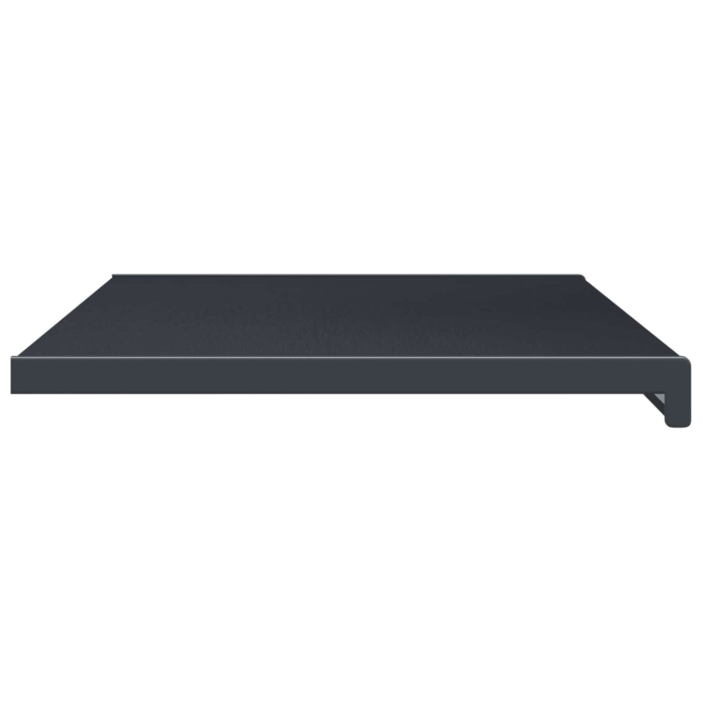 Vindueskarm Anthracit med træstruktur 60 x 40 x 4,5 cm PVC