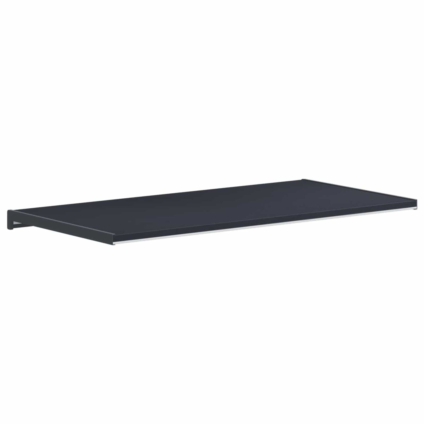 Vindueskarm Anthracit med træstruktur 100 x 40 x 4,5 cm PVC