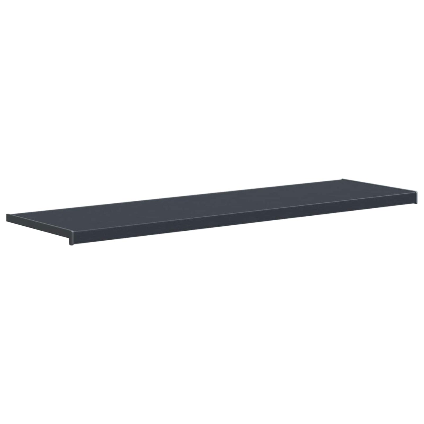 Vindueskarm Anthracit med træstruktur 120 x 40 x 4,5 cm PVC