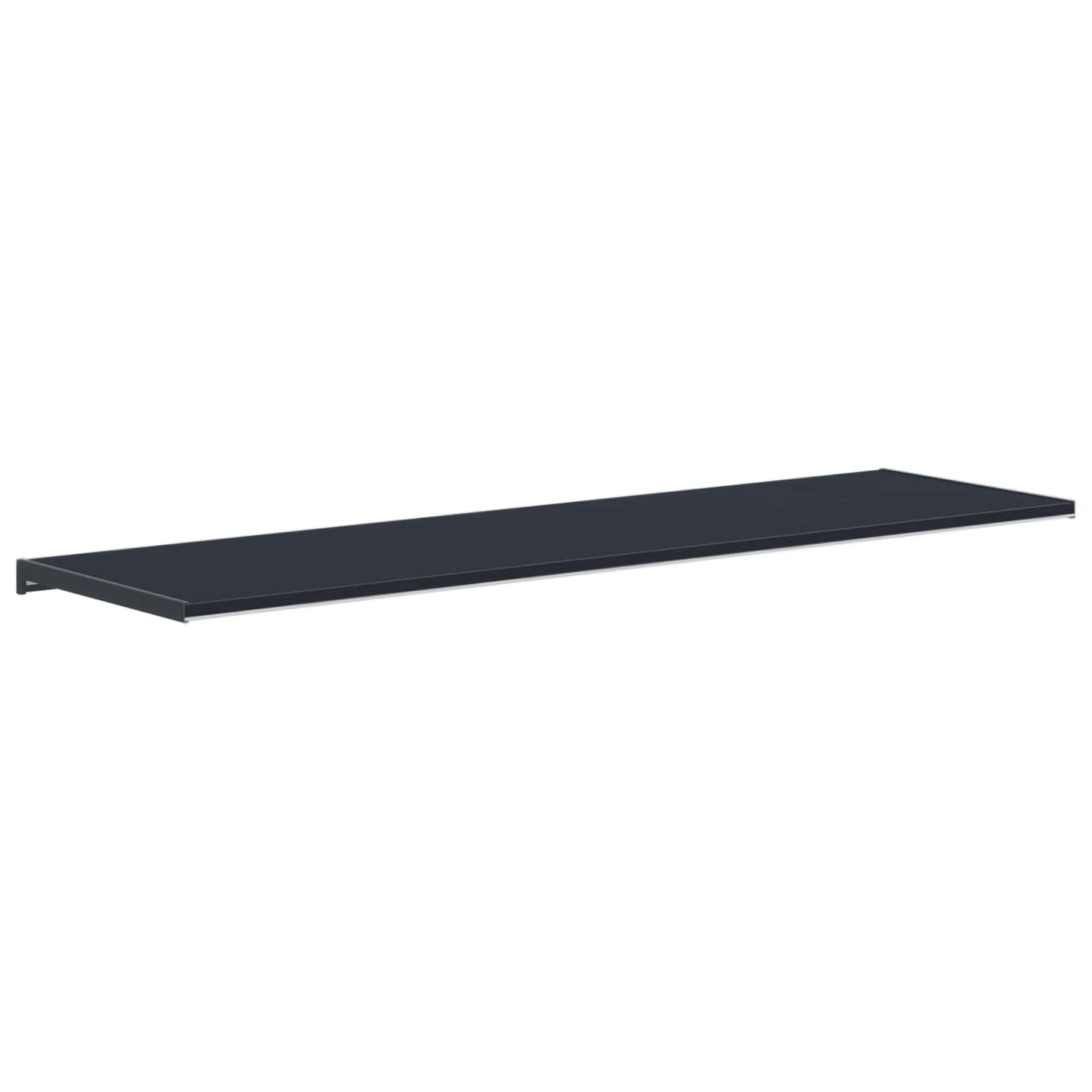 Vindueskarm Anthracit med træstruktur 140 x 40 x 4,5 cm PVC