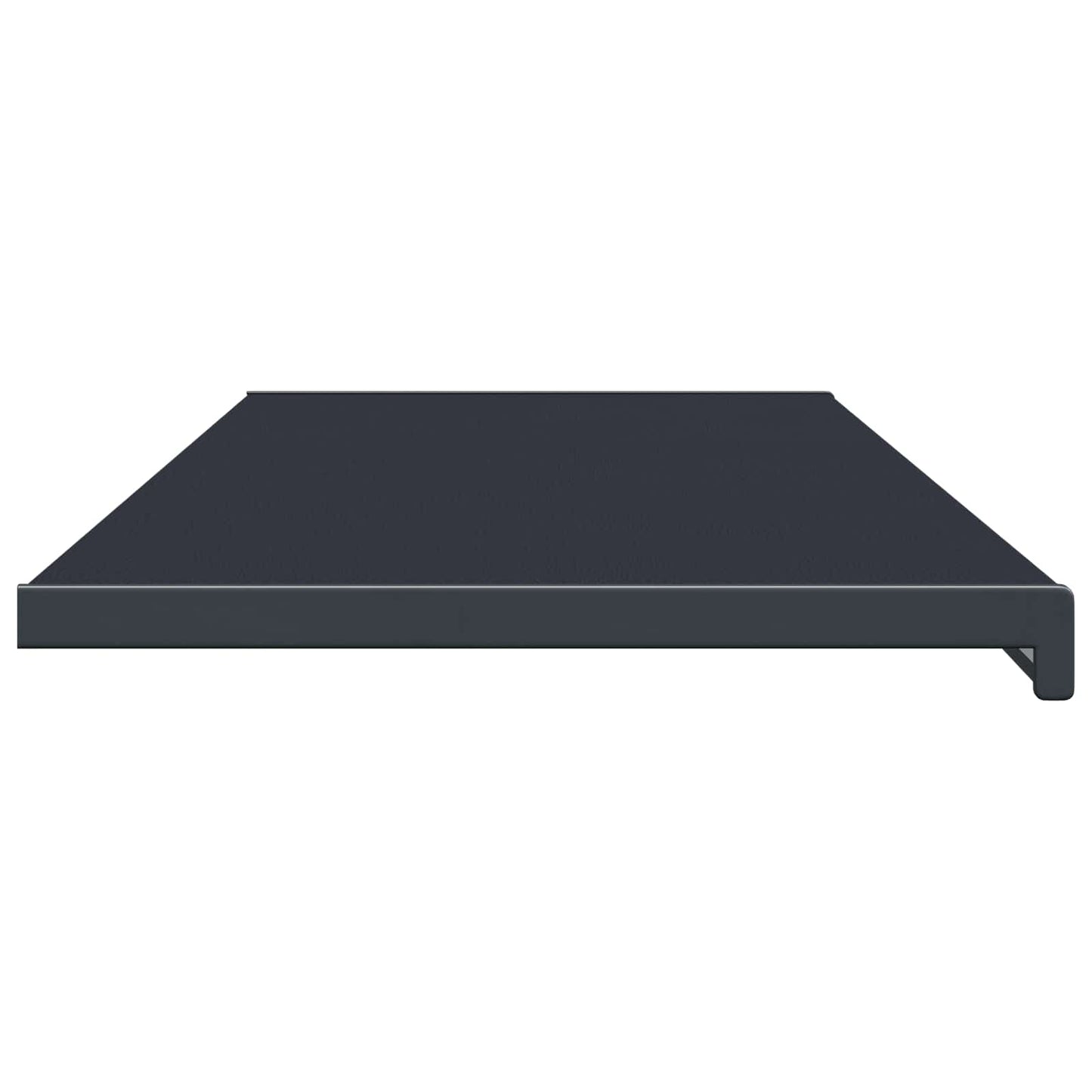 Vindueskarm Anthracit med træstruktur 140 x 40 x 4,5 cm PVC