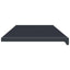 Vindueskarm Anthracit med træstruktur 140 x 45 x 4,5 cm PVC