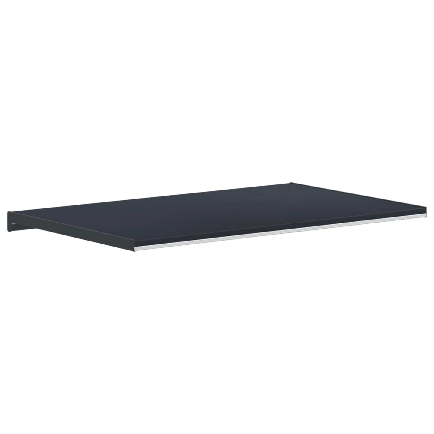 Vindueskarm Anthracit med træstruktur 80 x 50 x 4,5 cm PVC