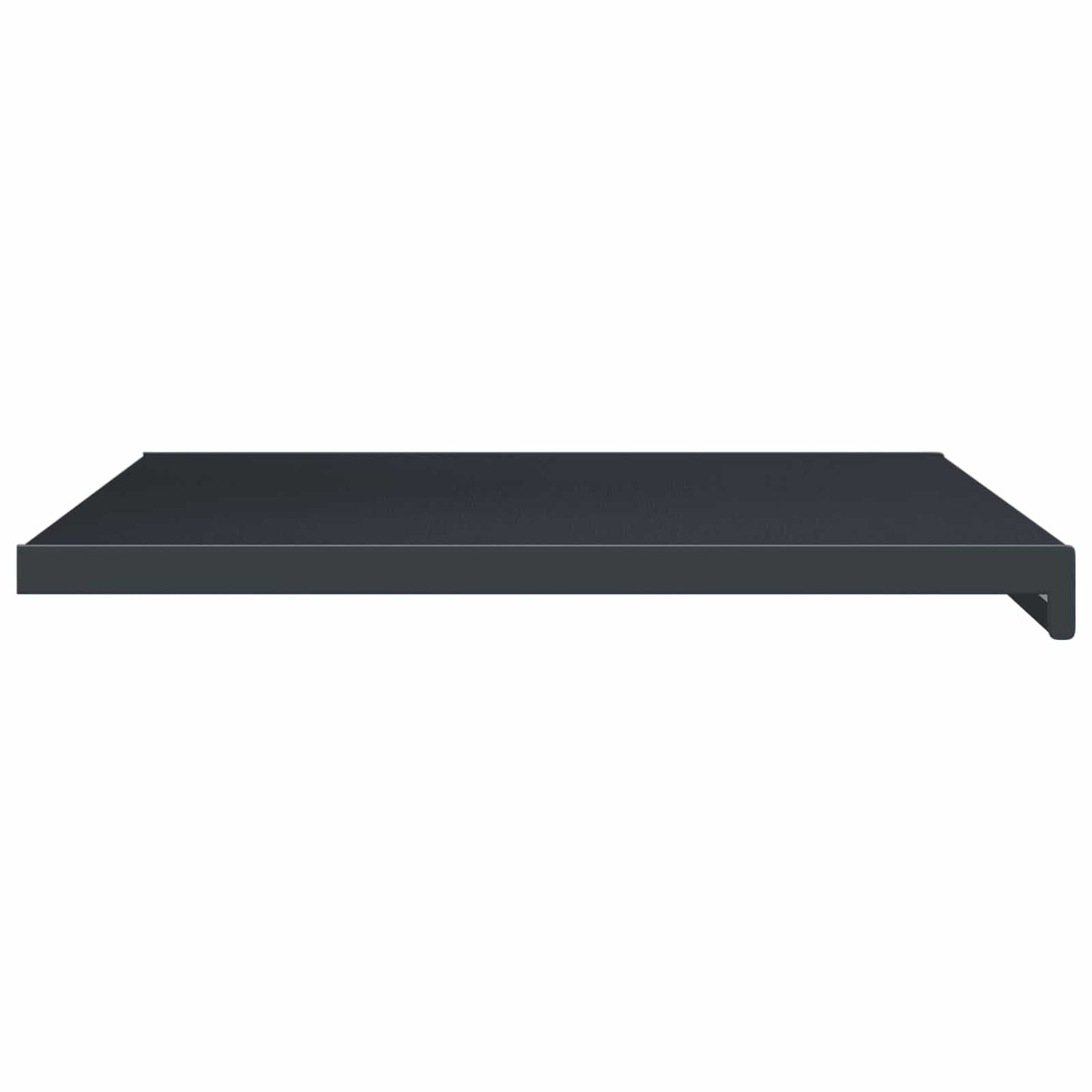Vindueskarm Anthracit med træstruktur 80 x 50 x 4,5 cm PVC