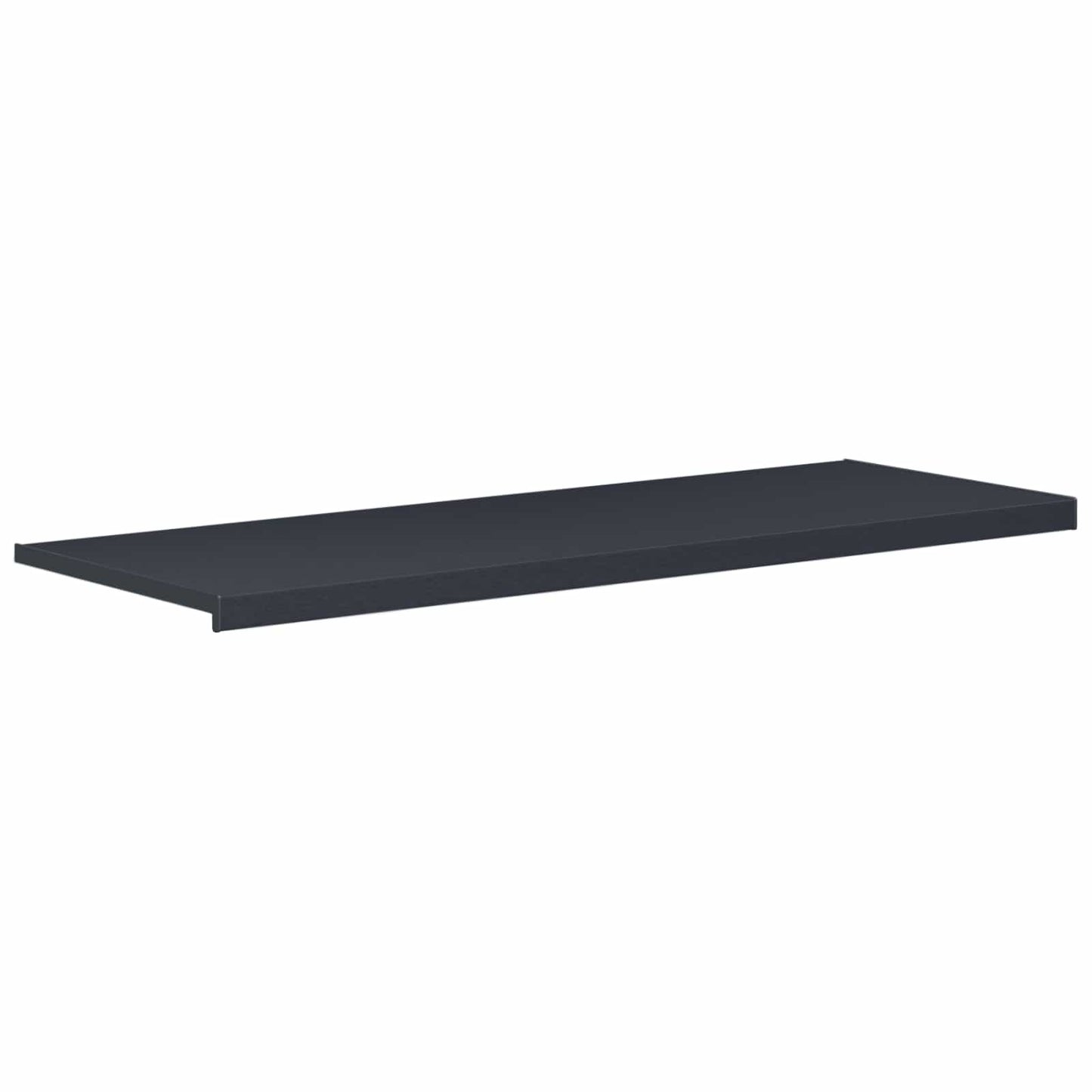 Vindueskarm Anthracit med træstruktur 140 x 50 x 4,5 cm PVC