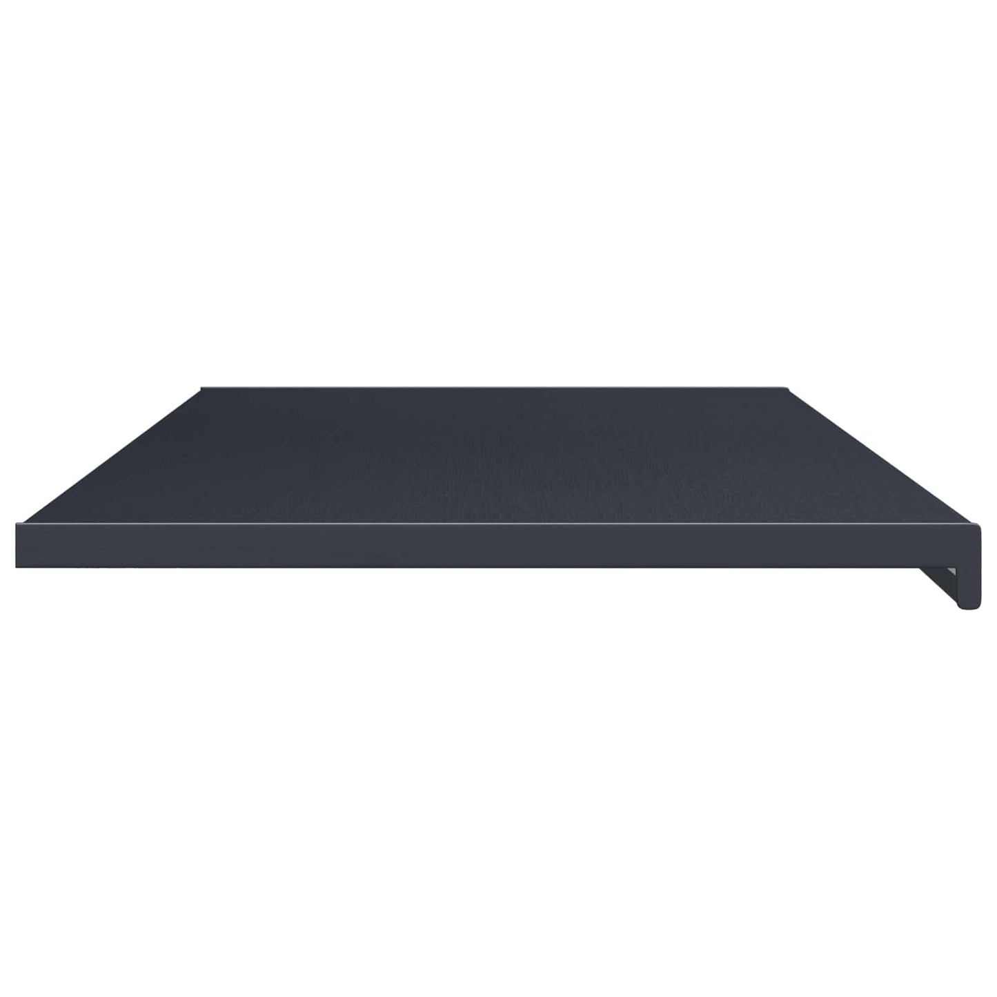 Vindueskarm Anthracit med træstruktur 140 x 50 x 4,5 cm PVC