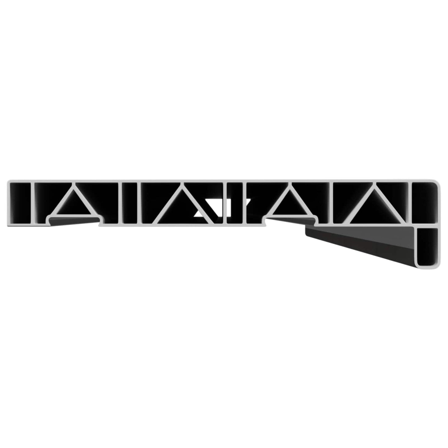 Vindueskarm Marmor tekstur 160 x 25 x 4,5 cm PVC