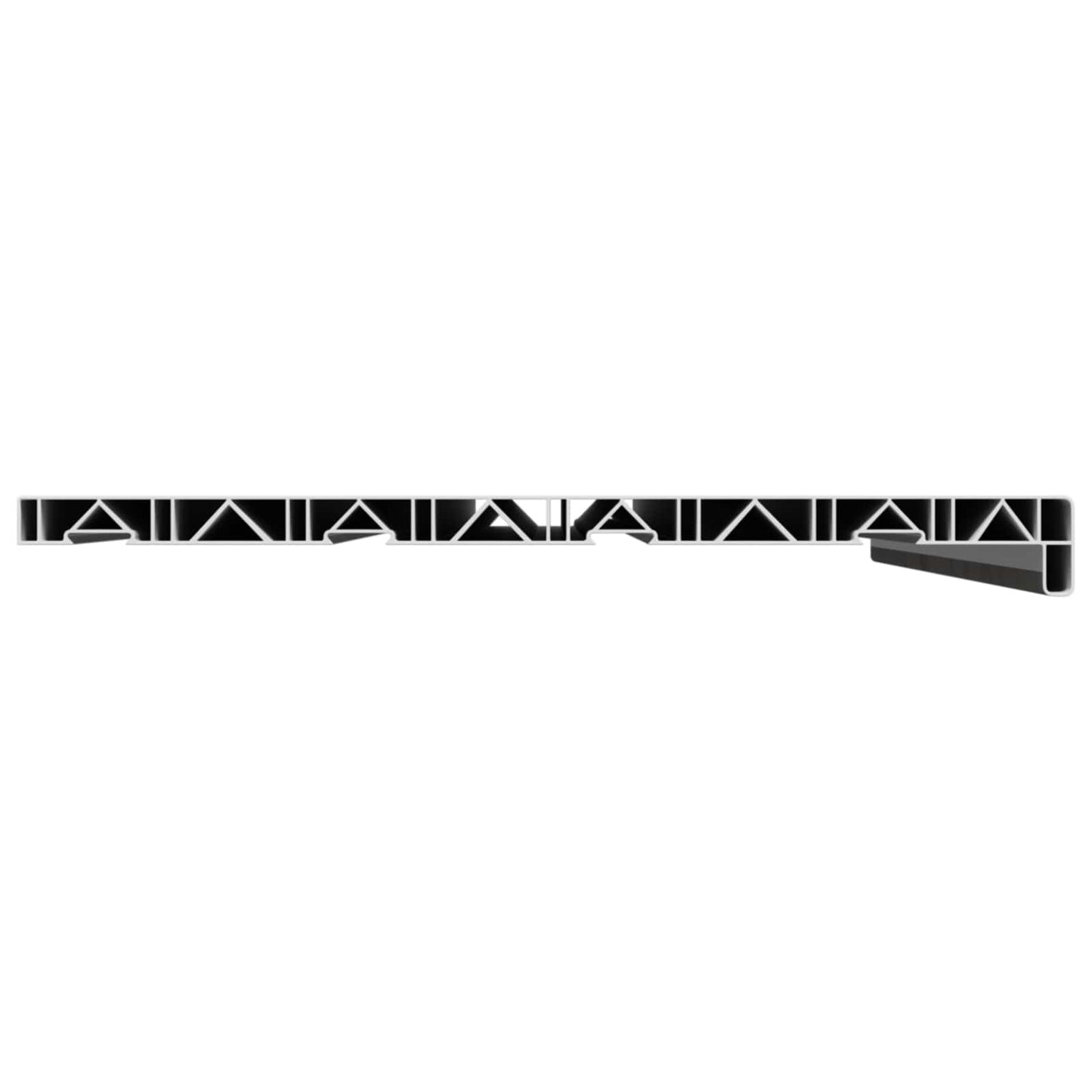 Vindueskarm Marmor tekstur 60 x 40 x 4,5 cm PVC