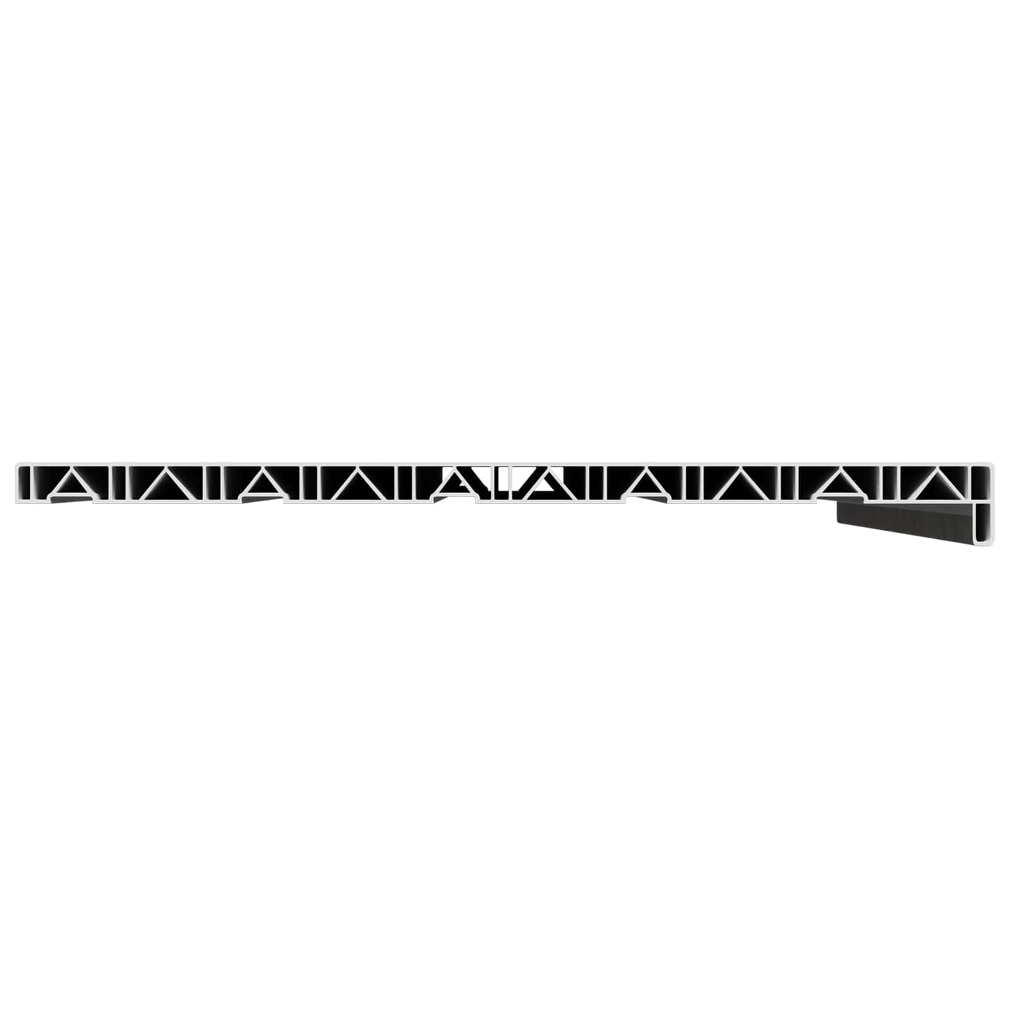 Vindueskarm Marmor tekstur 80 x 50 x 4,5 cm PVC