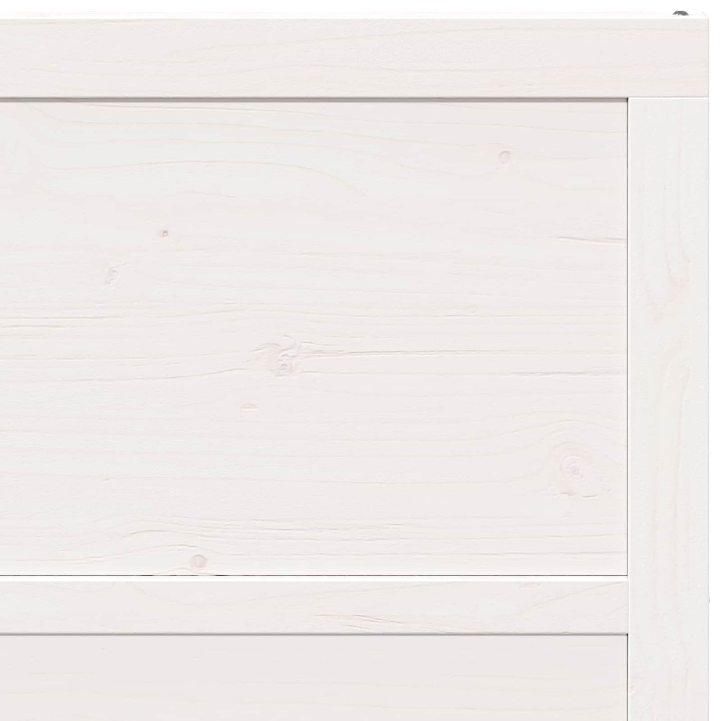 Ladedør 100 x 2,5 x 208 cm Massivt fyrretræ Hvid
