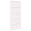 Ladedør 100 x 2,5 x 208 cm Massivt fyrretræ Hvid