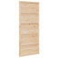 Ladedør 90 x 2,5 x 208 cm Massivt fyrretræ Naturfarvet