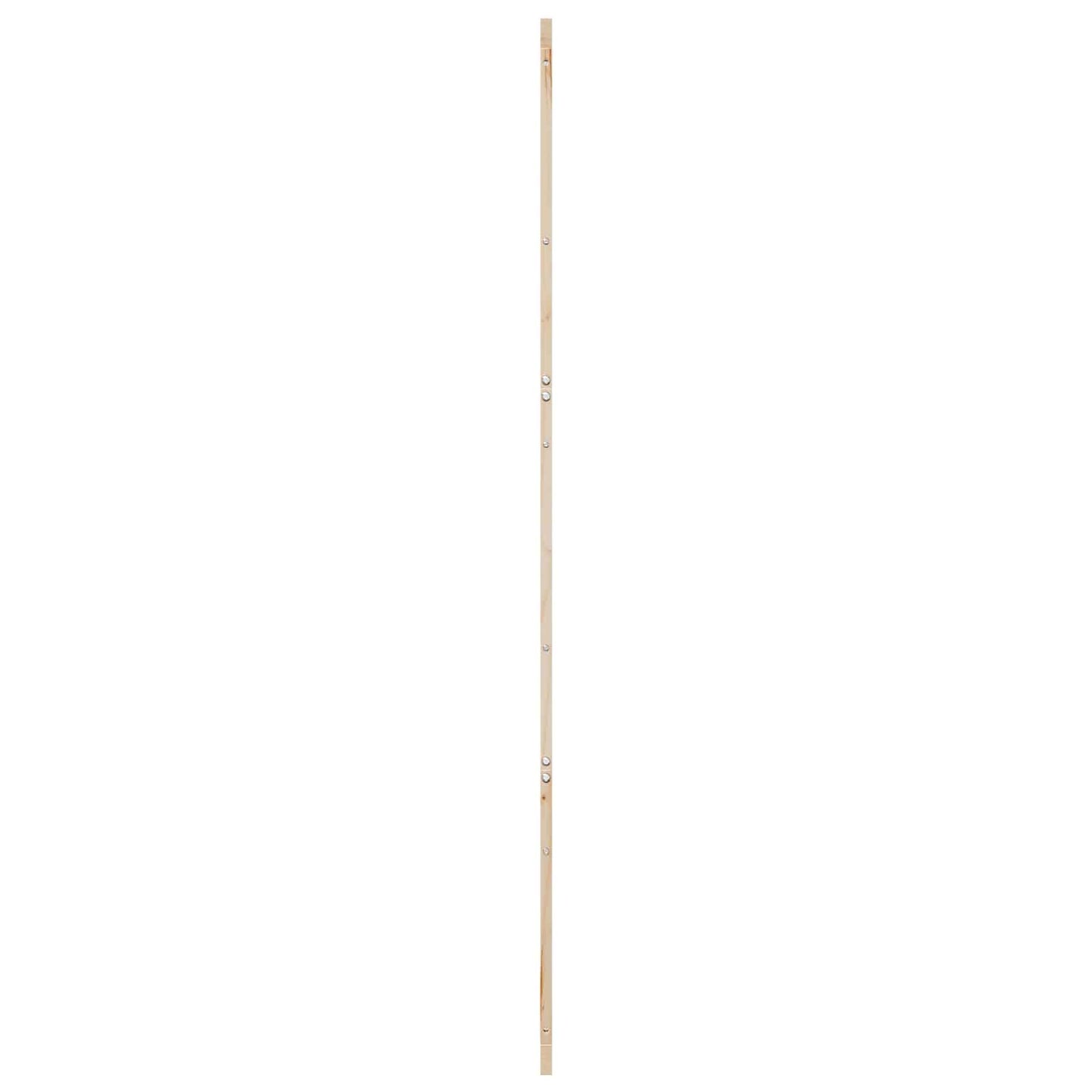 Ladedør 90 x 2,5 x 208 cm Massivt fyrretræ Naturfarvet