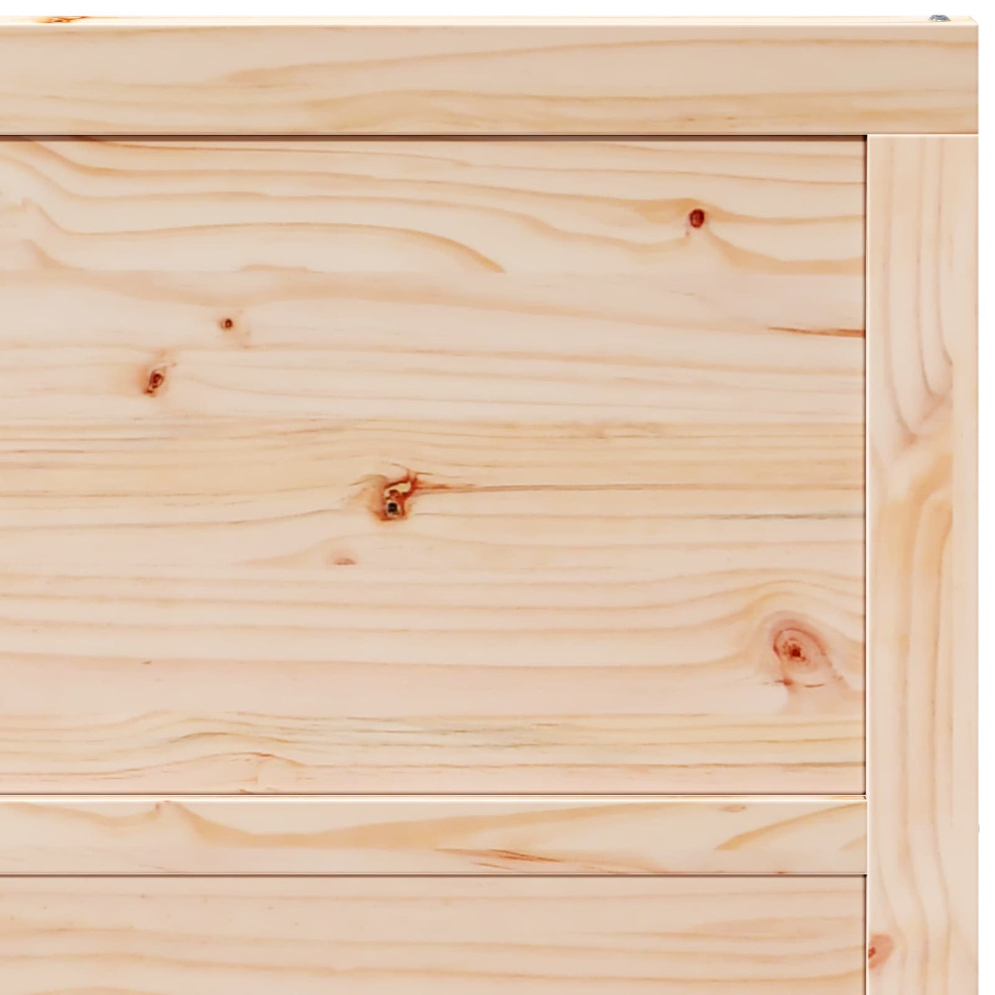 Ladedør 80 x 2,5 x 208 cm Massivt fyrretræ Naturfarvet