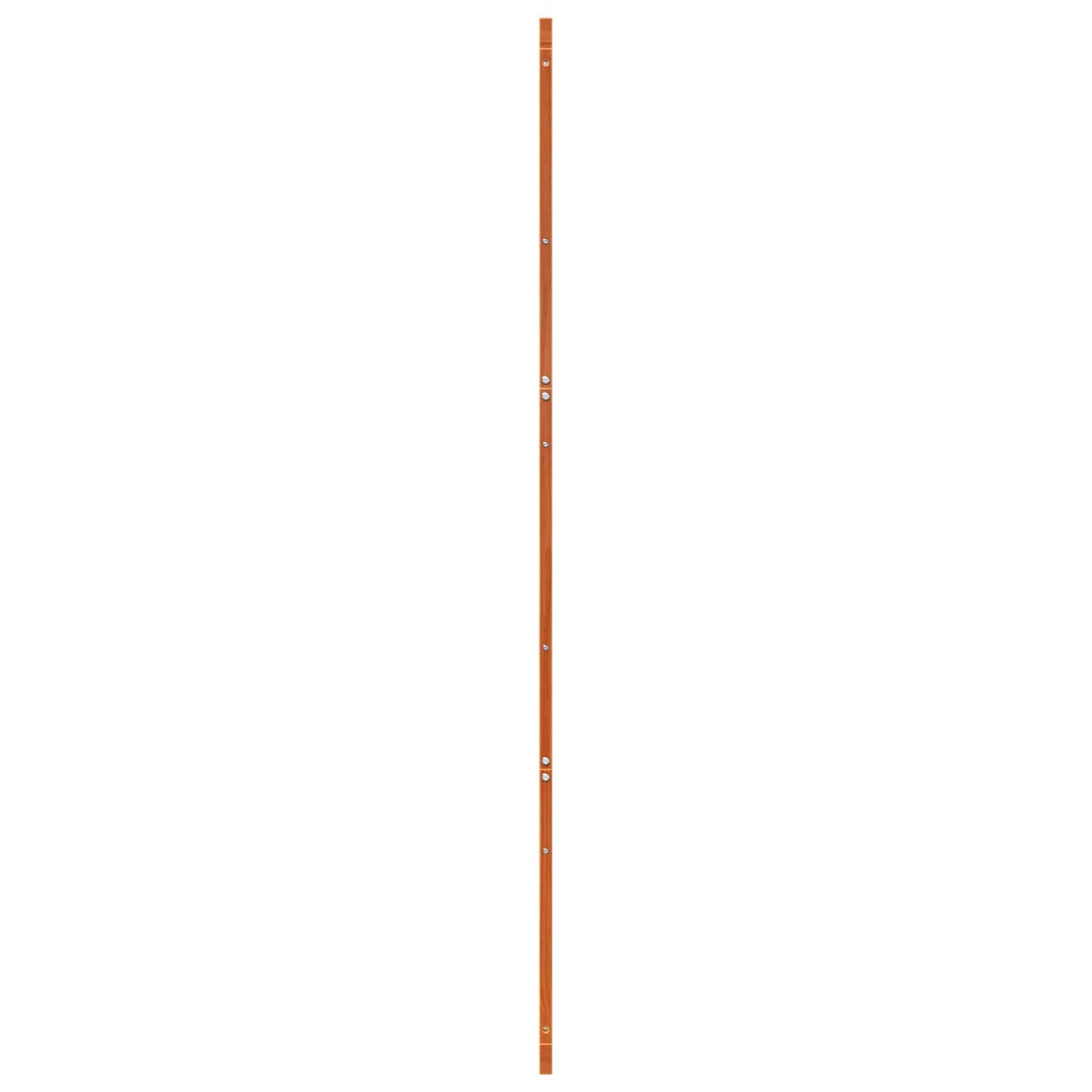 Ladedør 100 x 2,5 x 208 cm Massivt fyrretræ Voksbrun