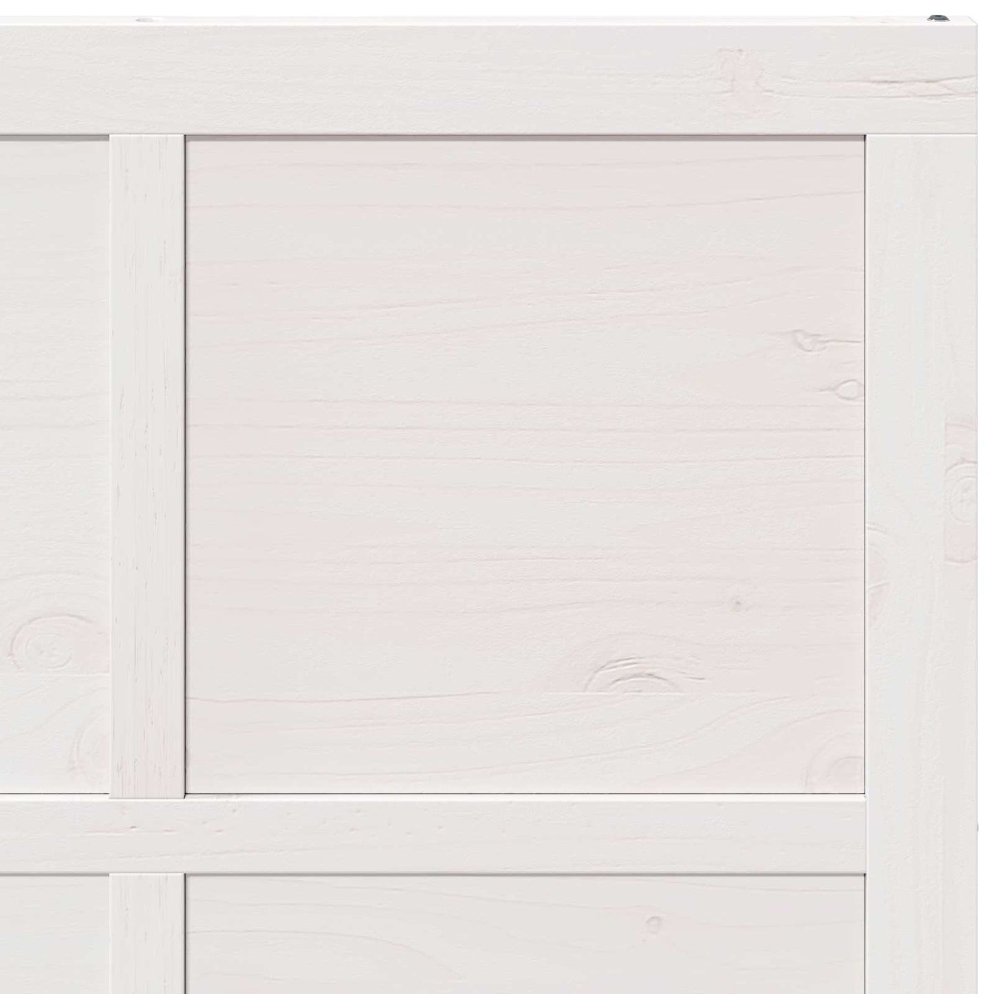 Ladedør 90 x 2,5 x 208 cm Massivt fyrretræ Hvid