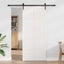 Ladedør Hvid 90 x 2,5 x 208 cm Massivt fyrretræ