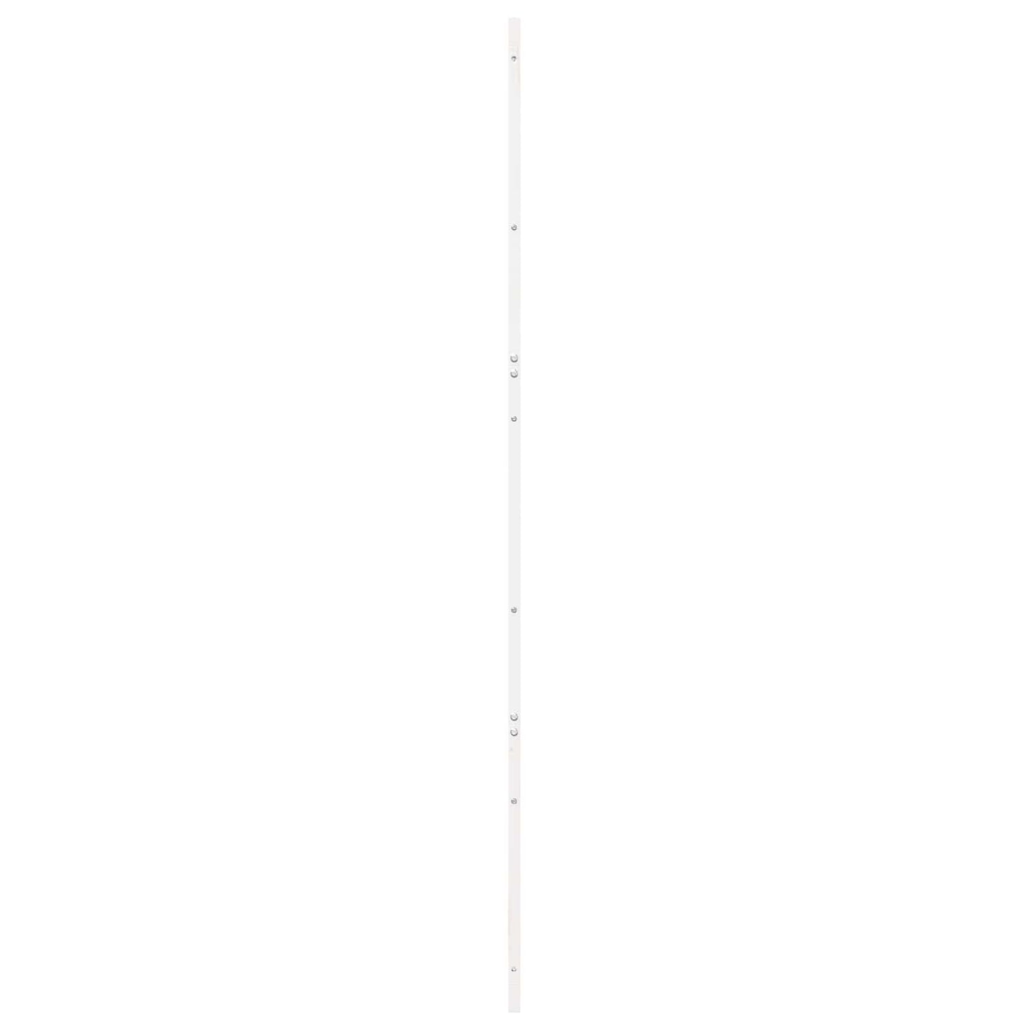 Ladedør 90 x 2,5 x 208 cm Massivt fyrretræ Hvid