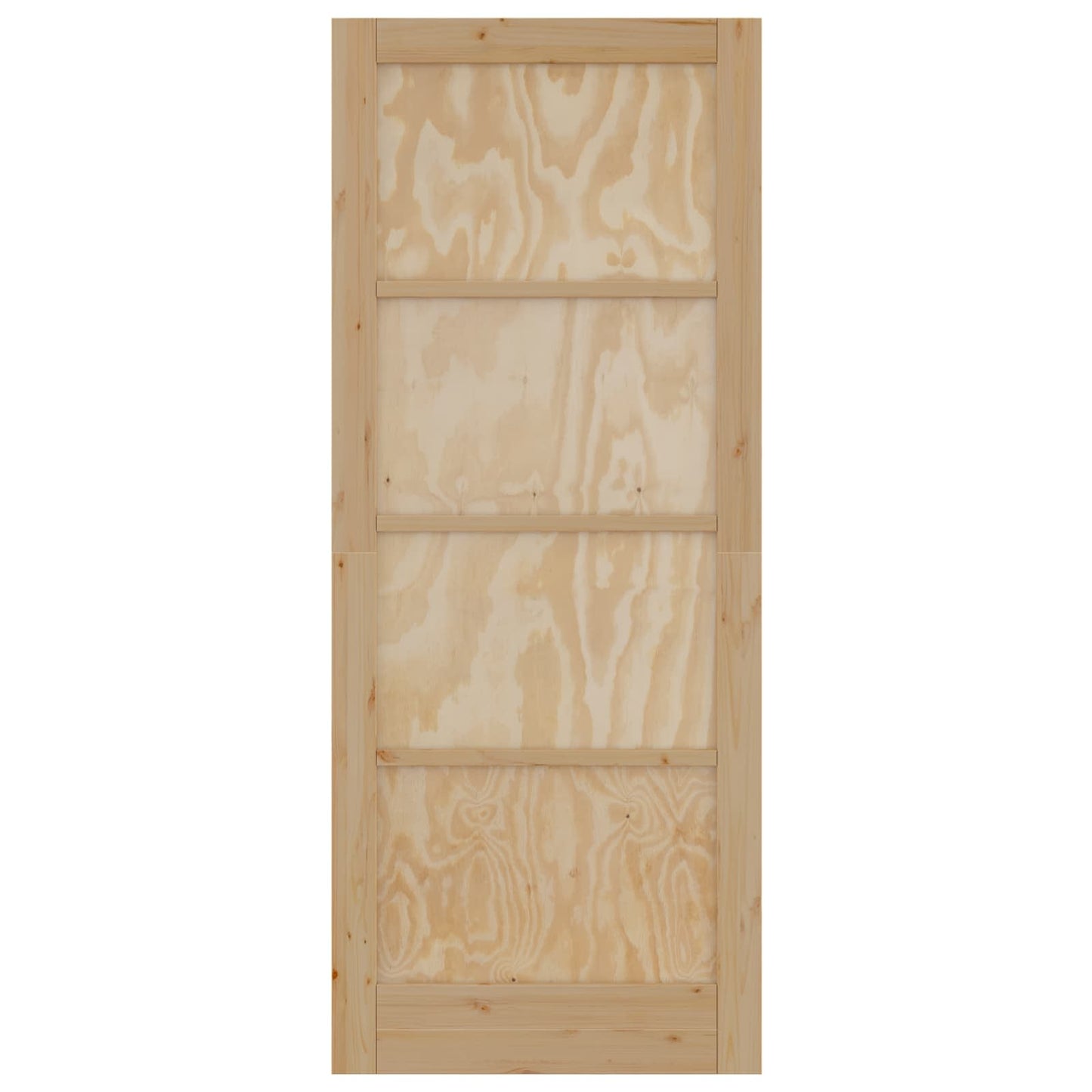 Indvendig Dør Naturfarvet 86 x 211 cm Krydsfinér