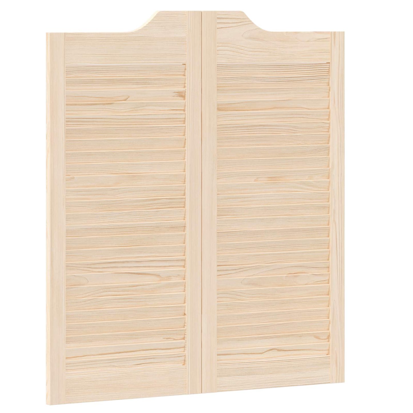 Svingdøre Naturfarvet 90 x 40 cm Massivt fyrretræ
