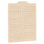 Svingdøre Naturfarvet 100 x 40 cm Massivt fyrretræ