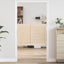 Svingdøre Naturfarvet 80 x 50 cm Massivt fyrretræ
