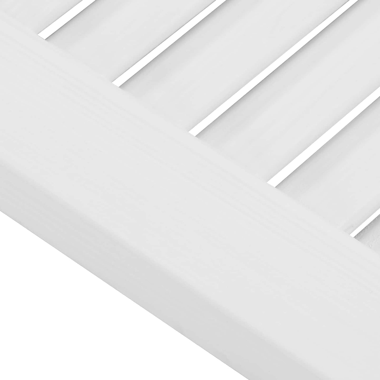 Svingdøre Hvid 90 x 50 cm Massivt fyrretræ