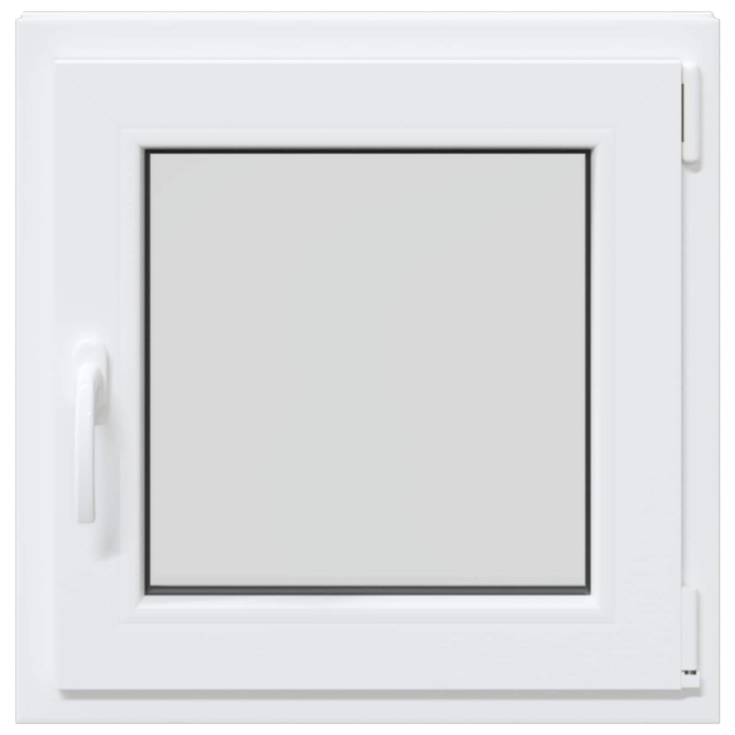 Kældervindue RISOR 50 x 50 cm PVC og glas Hvid