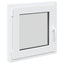 Kældervindue RISOR 60 x 60 cm PVC og glas Hvid