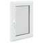 Kældervindue RISOR 60 x 80 cm PVC og glas Hvid