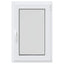 Kældervindue RISOR 60 x 80 cm PVC og glas Hvid
