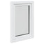 Kældervindue RISOR 60 x 80 cm PVC og glas Hvid