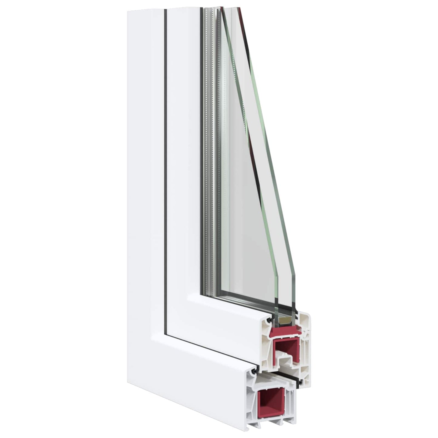 Kip & Drej Kælder Vinduet RISOR 60 x 90 cm PVC og glas