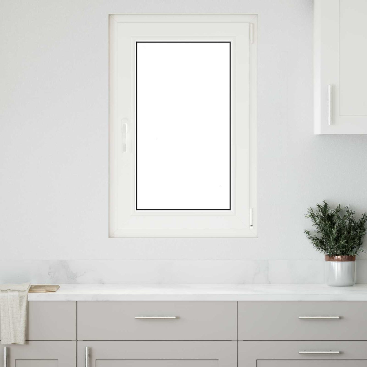 Kip & Drej Kælder Vinduet RISOR 60 x 90 cm PVC og glas