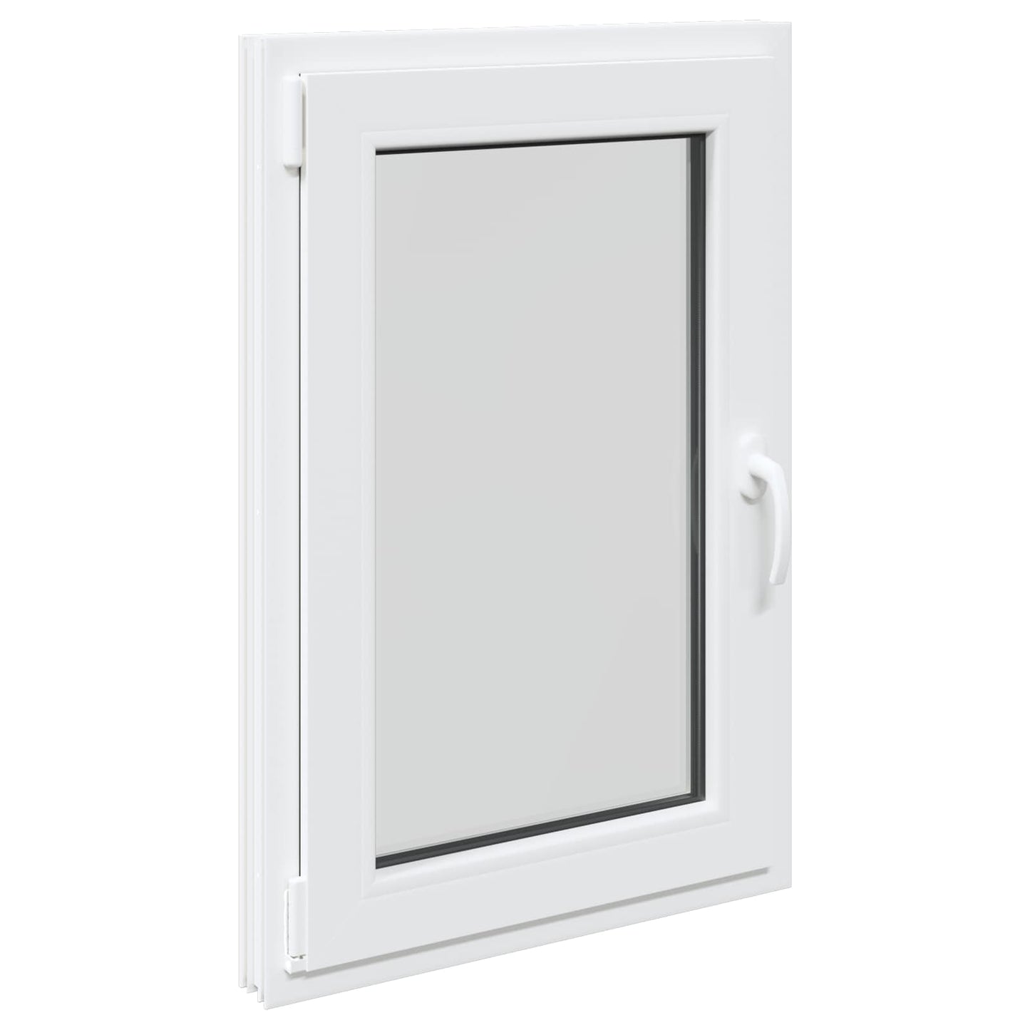 Kældervindue RISOR 60 x 100 cm PVC og glas Hvid