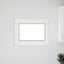 Kældervindue RISOR 80 x 50 cm PVC og glas Hvid