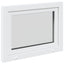 Kældervindue RISOR 80 x 50 cm PVC og glas Hvid