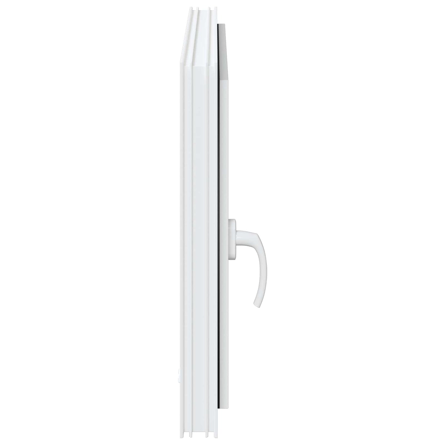 Kældervindue RISOR 90 x 60 cm PVC og glas Hvid