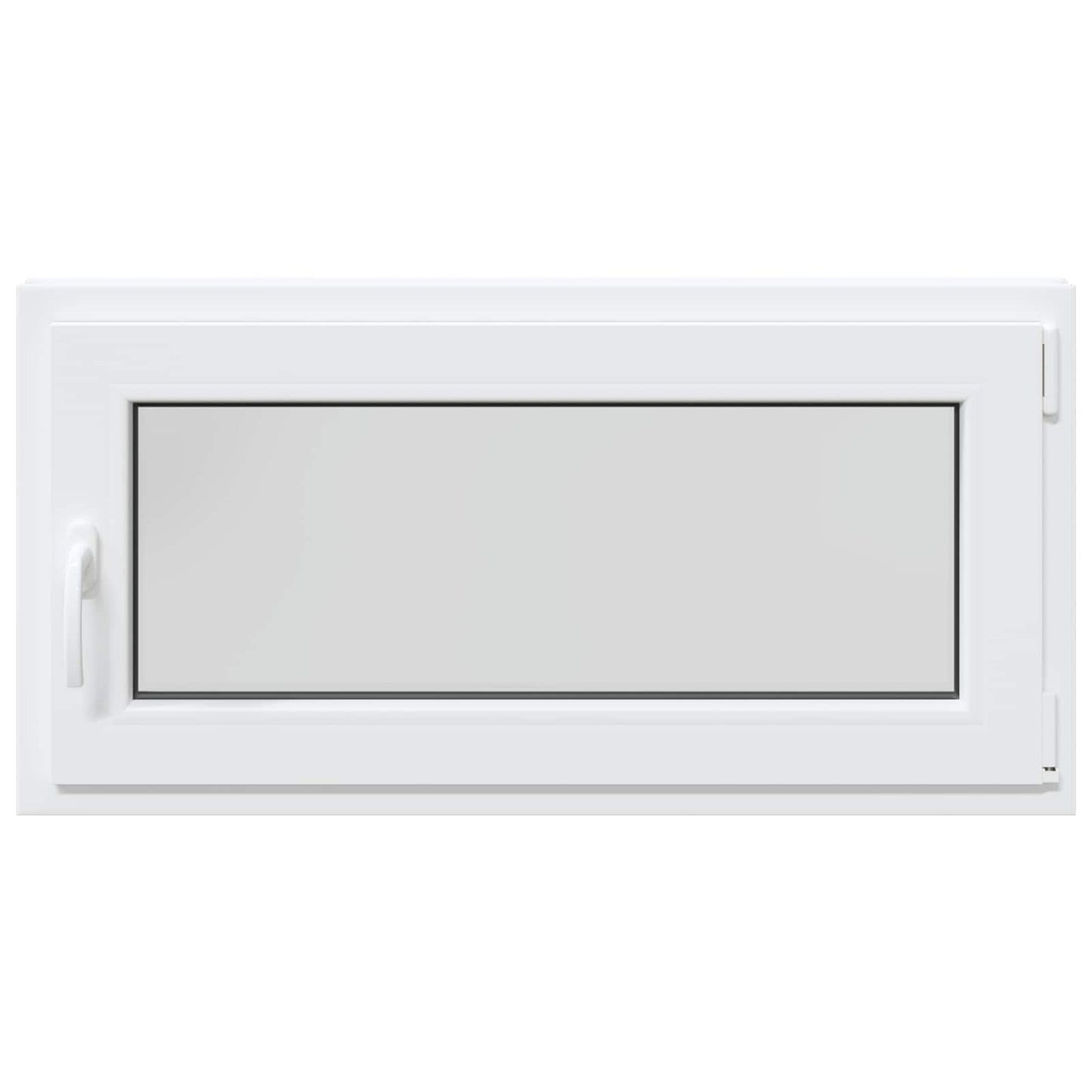 Kældervindue RISOR 100 x 50 cm PVC og glas Hvid