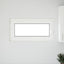Kældervindue RISOR 100 x 50 cm PVC og glas Hvid
