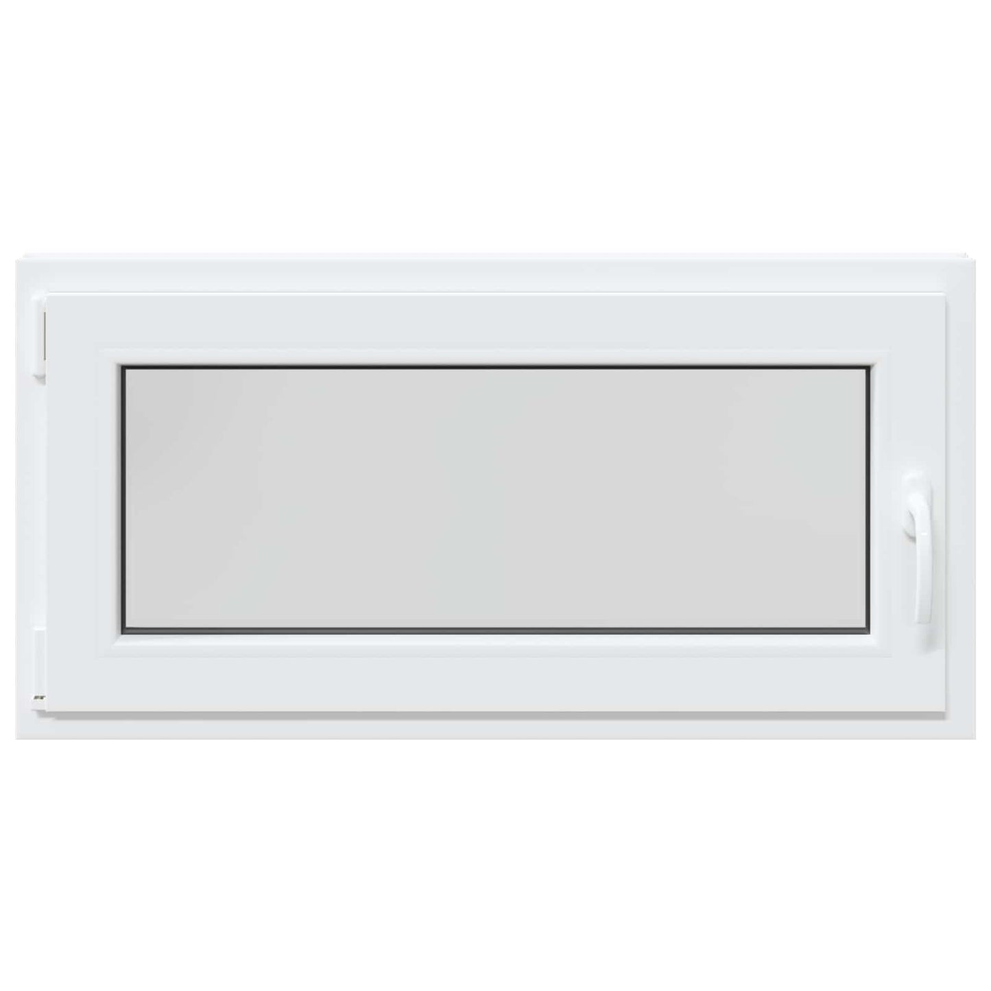 Kældervindue RISOR 100 x 50 cm PVC og glas Hvid