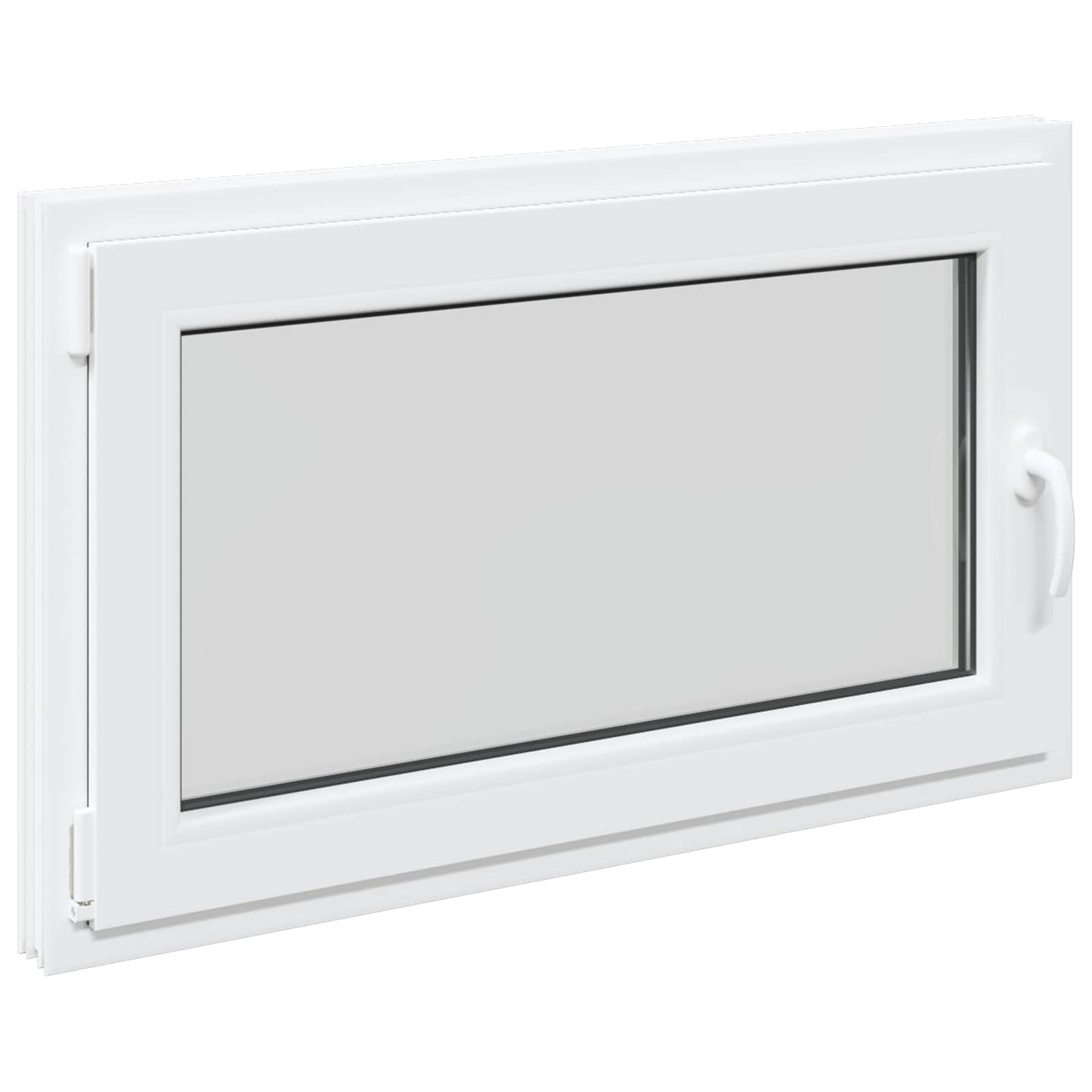 Kældervindue RISOR 100 x 60 cm PVC og glas Hvid