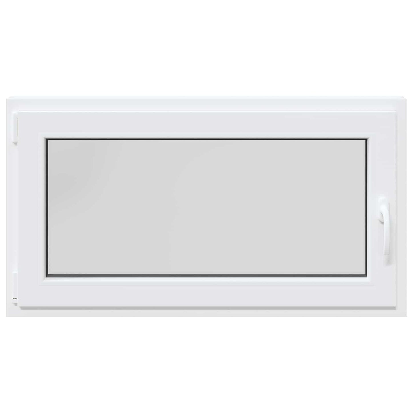 Kældervindue RISOR 110 x 60 cm PVC og glas Hvid