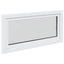 Kældervindue RISOR 120 x 60 cm PVC og glas Hvid